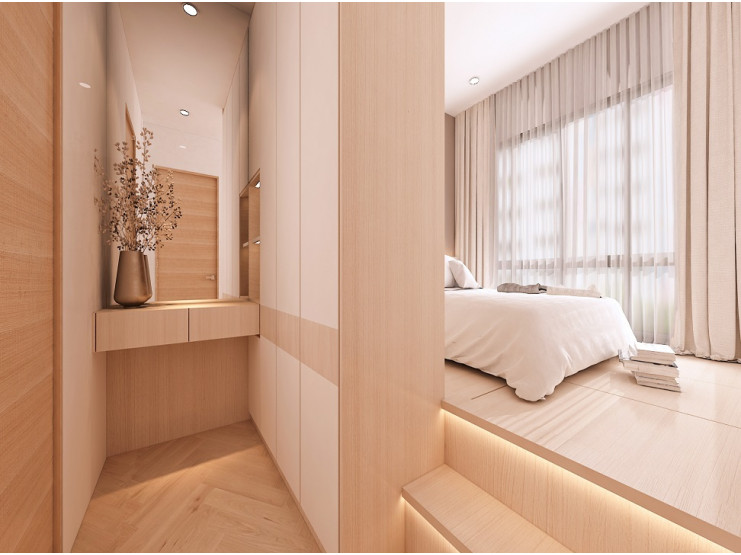 Scandinavian D.1 - Master Bedroom